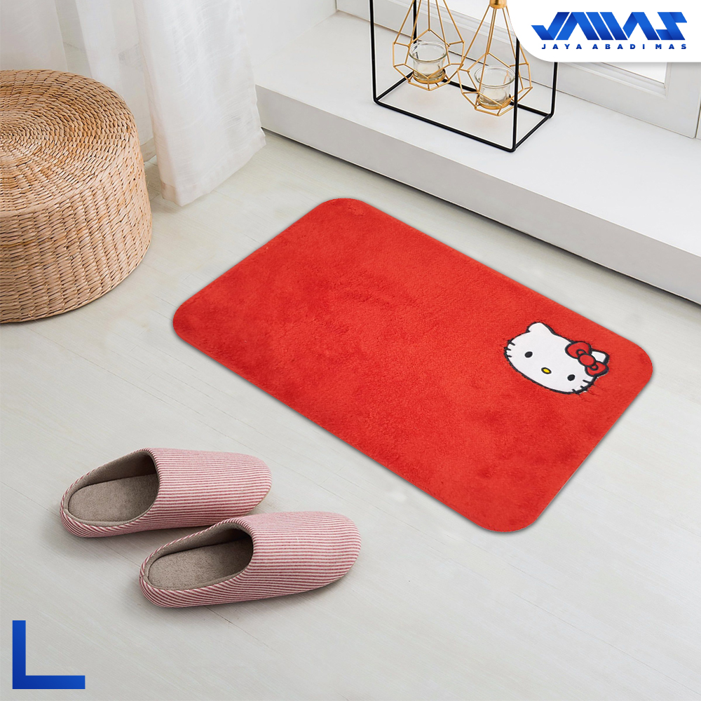 Keset Bulu Angsa Anti slip Ukuran 40x60cm Halus Lembut Karakter Anak